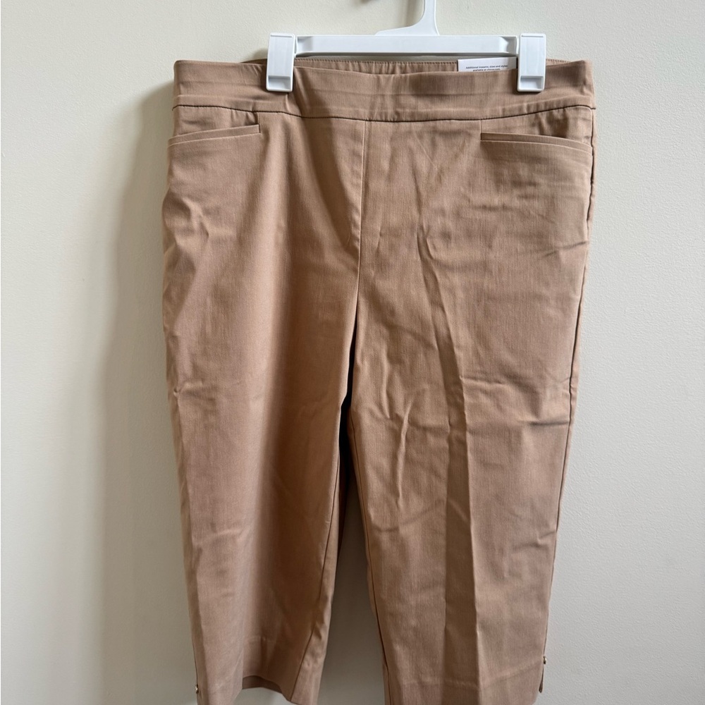 Chico's Tan Slim Leg Pants